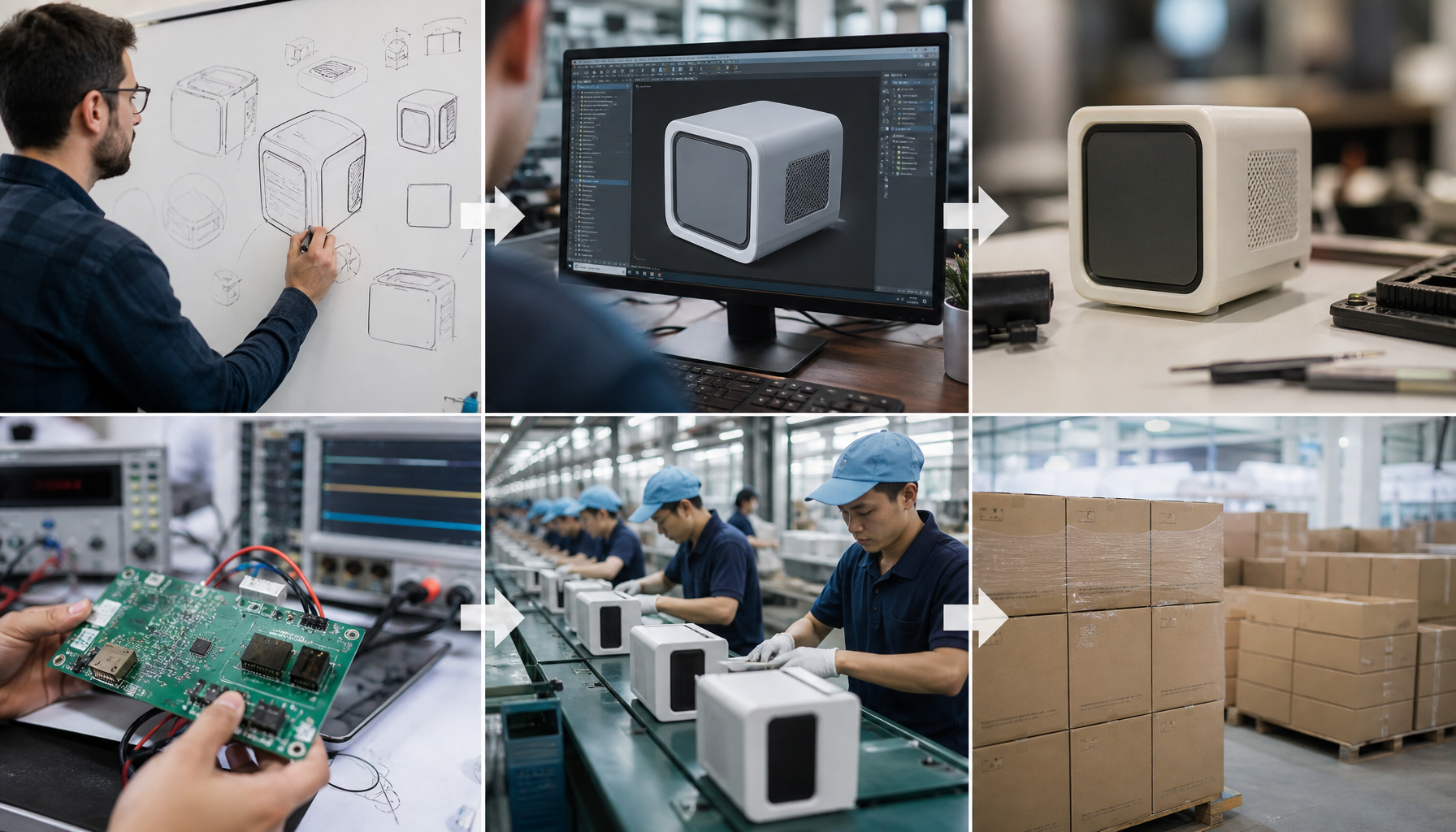 Complete hardware startup journey from idea to production in China manufacturing