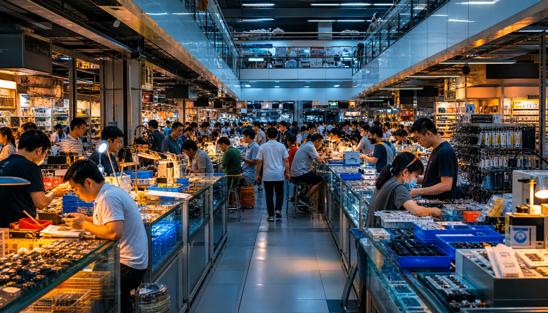 Shenzhen Huaqiangbei electronics market ecosystem vibrant global hardware sourcing hub