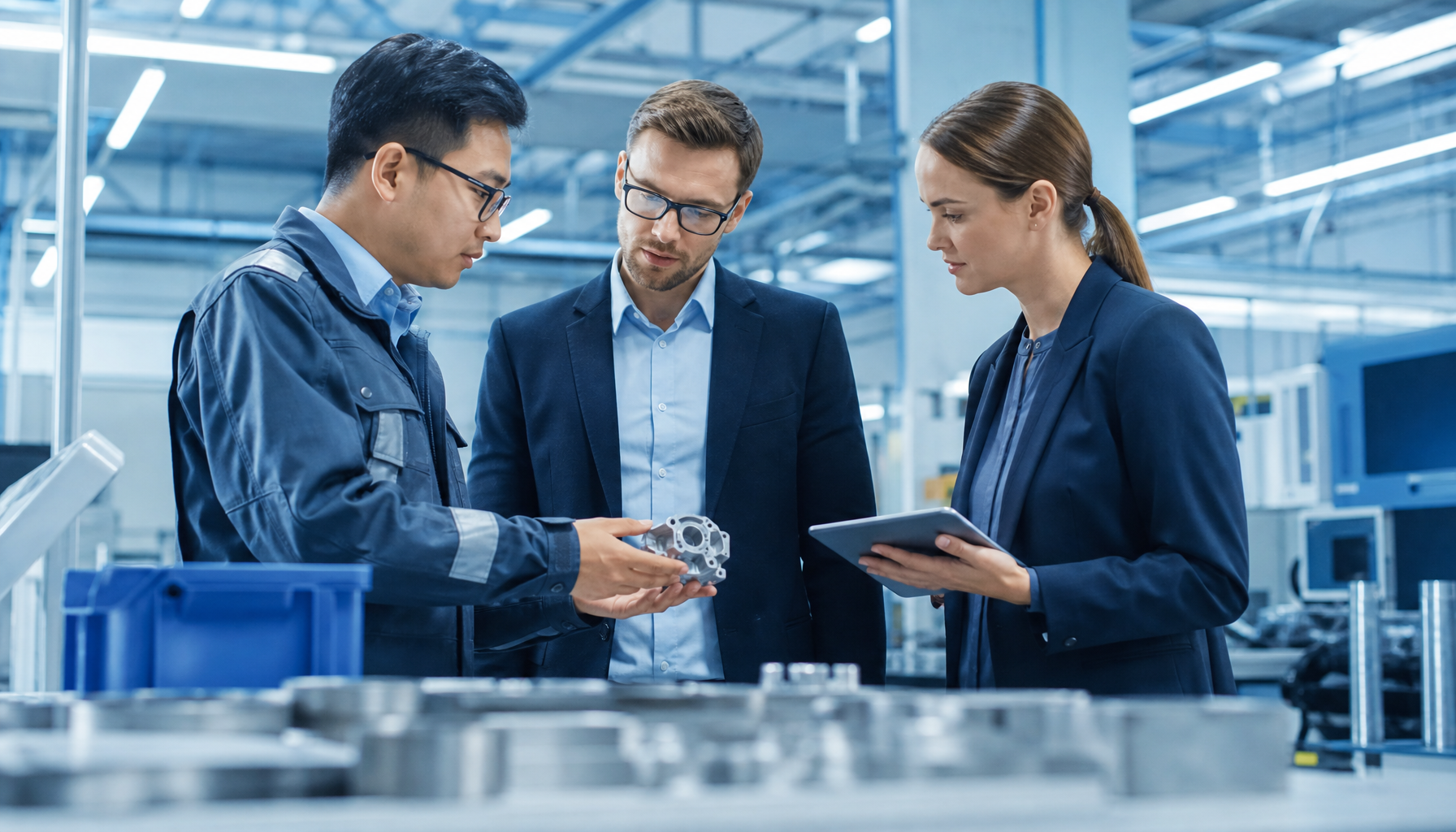 Factory supplier selection process for hardware startup evaluating manufacturing partners