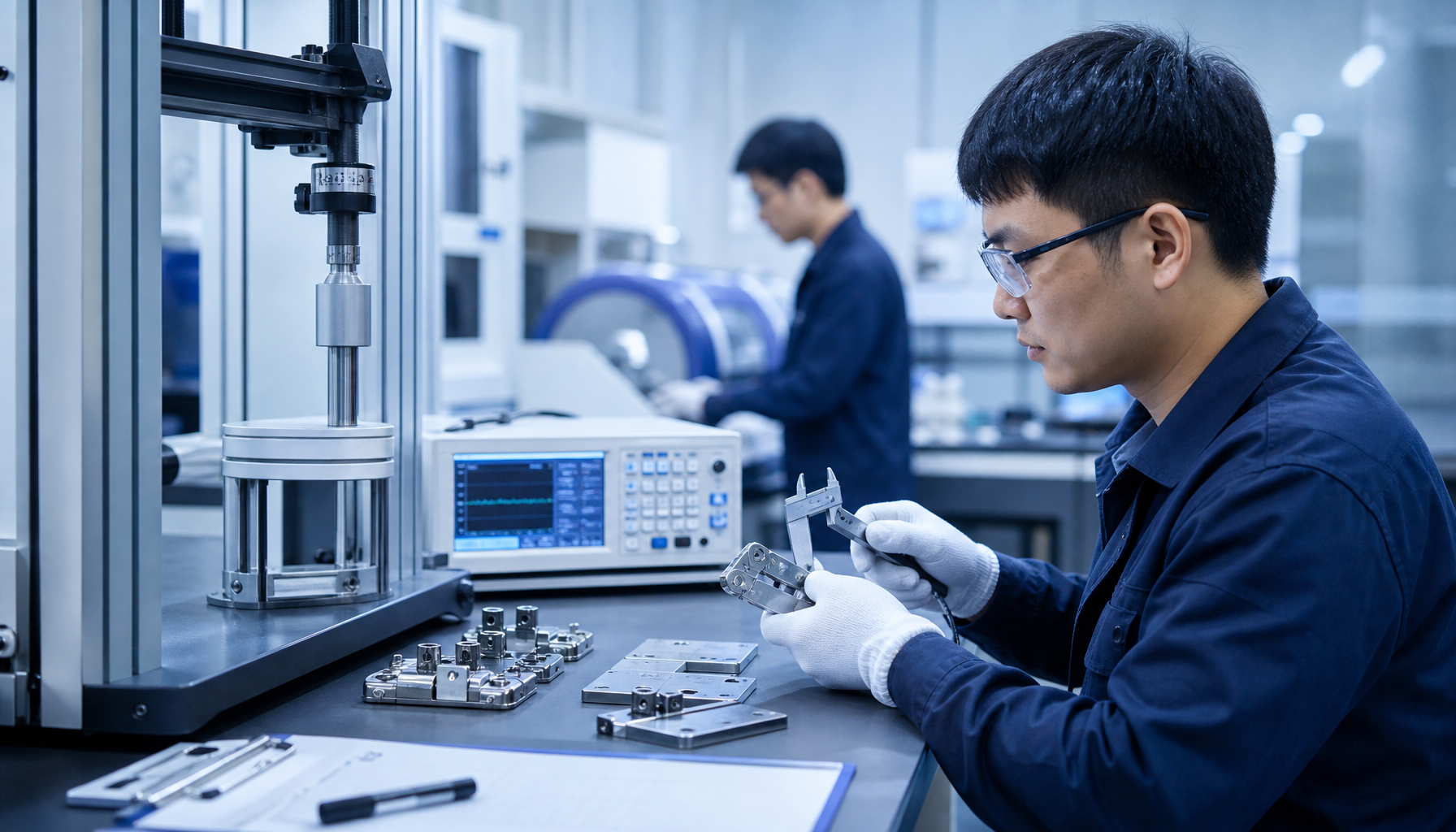Hardware product quality testing certification process in Chinese compliance laboratory