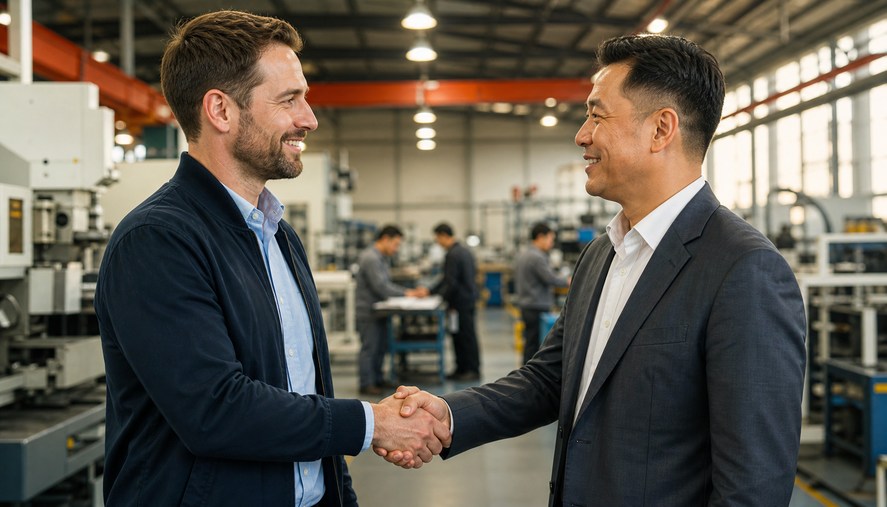 Successful manufacturing partnership between hardware founder and Chinese factory owner
