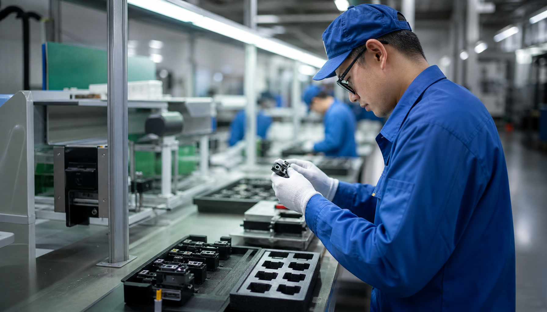 Factory trial production and small batch verification on manufacturing production line
