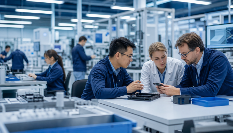 Professional hardware NPI manufacturing process photography